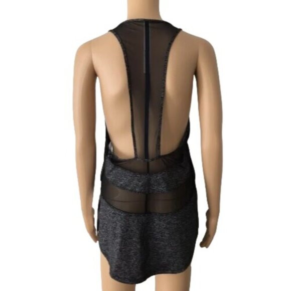 Lululemon Tank Top Size 8 If You’re Lucky Athletic Sheer Mesh Panel Razorback‎ - Picture 7 of 7